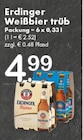 Aktuelle Erdinger Angebote bei TOP Getränke in Düsseldorf Aktuelles Weißbier trüb Angebot bei TOP Getränke in Düsseldorf ab 4,99 €