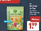 Bio-Fruity Ice Pops von Bio im aktuellen ALDI SÜD Prospekt für 1,99 €