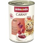 Animonda Cat Dose Carny Adult Rind pur 400 g bei Zookauf im Ansbach Prospekt für 1,99 €