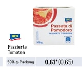 Passierte Tomaten Angebote von aro bei Metro Recklinghausen für 0,65 €