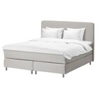 Boxspringbett Valevåg fest/mittelfest/Tussöy Gunnared beige 160x200 cm Angebote von DUNVIK bei IKEA Göttingen für 1.054,20 €