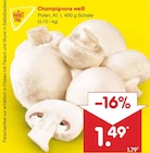 Champignons weiß im Angebot bei Netto Marken-Discount in Stuttgart Champignons weiß Angebote von Markttag bei Netto Marken-Discount Stuttgart für 1,49 €