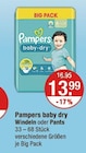 Windeln oder Pants von Pampers baby dry im aktuellen V-Markt Prospekt für 13,99 €