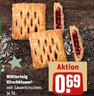 Blätterteig Kirschkissen im aktuellen REWE Prospekt für 0,69 €