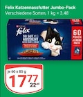 Katzennassfutter Jumbo-Pack Angebote von Felix bei GLOBUS Leipzig für 17,77 €
