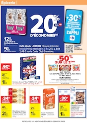 Promos Café Moulu dans le catalogue "Carrefour" de Carrefour Café Moulu en promo dans le catalogue Carrefour à la page 30