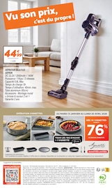 Aspirateur Balai Angebote im Prospekt "LE 2ÈME PRODUIT À -60% SUR UNE SÉLECTION DE PRODUITS LAITIERS" von Netto auf Seite 14
