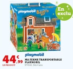Ma ferme transportable - Playmobil - Super U à Brest Ma ferme transportable - Playmobil en promo chez Super U Brest à 44,99 €