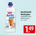 Kuschelweich Weichspüler Angebote bei famila Nordost Falkensee für 1,49 €