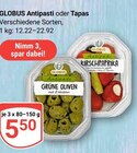 Antipasti Angebote von Globus bei GLOBUS Salzgitter für 5,50 €