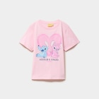 La Halle Scionzier - Promo T-shirt à manches courtes coton Stitch rose fille Promo T-shirt à manches courtes coton Stitch rose fille à 9,99 € dans le catalogue La Halle à Scionzier
