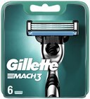 Rasierklingen im Angebot bei REWE in Weimar Rasierklingen Angebote von Gillette Mach 3 bei REWE Weimar für 10,99 €