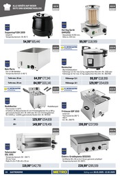 Aktueller Metro Prospekt mit Elektrogrill, "Gastro Journal", Seite 24