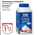 Schlagsahne Angebote von Weihenstephan bei GLOBUS Plauen für 1,11 €