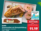 Aktuelles Schweinefilet mit Steinpilzfüllung Angebot bei Kaufland in Remscheid ab 11,19 €