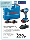 Akku-Bohrschrauber-Set GSR 18V-45 Professional im Angebot bei Hellweg in Gütersloh Akku-Bohrschrauber-Set GSR 18V-45 Professional Angebote von Bosch bei Hellweg Gütersloh für 229,00 €