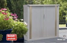 Geräte-/Terrassenschrank Modell '135' bei BAUHAUS in Aachen Geräte-/Terrassenschrank Modell '135' im Angebot bei BAUHAUS Aachen für 729,00 €