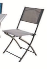 Chaise pliante binic - Super U à Perpignan Chaise pliante binic en promo chez Super U Perpignan à 24,99 €