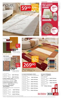 Teppichboden im XXXLutz Möbelhäuser Prospekt "10.000e Artikel dauerhaft günstig!" mit 19 Seiten (Ulm)