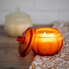 Bougie citrouille en promo chez B&M Bougie citrouille dans le catalogue B&M