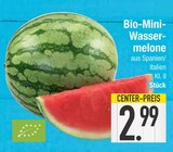 Melone im EDEKA Prospekt Bio-Mini-Wassermelone im aktuellen EDEKA Prospekt für 2,99 €
