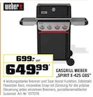 Gasgrill "Spirit E-425 GBS" Angebote von Weber bei OBI Pirna für 649,99 €