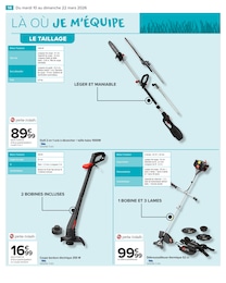 Offre Débroussailleuse dans le catalogue Carrefour Market du moment à la page 16