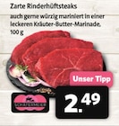 Zarte Rinderhüftsteaks bei Markant Nordwest im Lippstadt Prospekt für 2,49 €