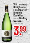 Württemberg Besigheimer Felsengarten Riesling Kastellan Q.b.A. bei Trinkgut im Großbottwar Prospekt für 3,99 €
