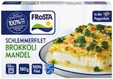 Schlemmerfilet Brokkoli Mandel oder Fischstäbchen Angebote von Frosta bei REWE Hannover für 2,79 €