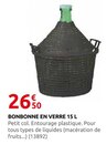 Rural Master Le Soler - Promo Bonbonne en verre 15 L Promo Bonbonne en verre 15 L à 26,50 € dans le catalogue Rural Master à Le Soler
