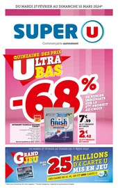 Lave-Vaisselle Angebote im Prospekt "La quinzaine des prix ultra bas" von Super U auf Seite 1