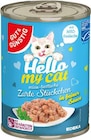 Aktuelles Hello my cat Zarte Stückchen mit MSC-Seelachs Angebot bei EDEKA in Hamm ab 0,55 €