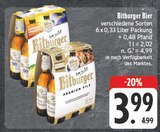 Aktuelle Bitburger Angebote bei EDEKA in Freiberg Aktuelles Bier Angebot bei EDEKA in Freiberg ab 3,99 €