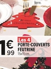 Porte-couverts feutrine en promo chez Centrakor Dijon à 1,99 €