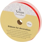 Ruban de Noël décoratif - Action dans le catalogue Action