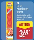 ALDI Nord Laboe - Knoblauchwurst Angebot im Prospekt Knoblauchwurst bei ALDI Nord im Laboe Prospekt für 3,69 €