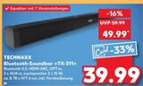 Bluetooth-Soundbar »TX-311« Angebote von TECHNAXX bei Kaufland Kaiserslautern für 39,99 €