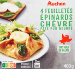 FEUILLETÉS ÉPINARDS CHÈVRE SURGELÉS AUCHAN - AUCHAN en promo chez Auchan Hypermarché FEUILLETÉS ÉPINARDS CHÈVRE SURGELÉS AUCHAN - AUCHAN dans le catalogue Auchan Hypermarché