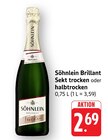 Aktuelle Sekt Angebote bei EDEKA in Frankfurt (Main) Aktuelles Brillant Sekt trocken Angebot bei EDEKA in Frankfurt (Main) ab 2,69 €
