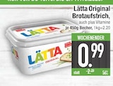 Original im EDEKA Prospekt Original von Lätta im aktuellen EDEKA Prospekt für 0,99 €