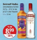 Vodka Angebote von Smirnoff bei V-Markt München für 8,99 €