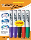 Feutres effaçables à sec Velleda - BIC VELLEDA en promo chez Intermarché Hyper Feutres effaçables à sec Velleda - BIC VELLEDA dans le catalogue Intermarché Hyper