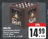 Bier im Angebot bei EDEKA in Forchheim Bier Angebote von Aktien bei EDEKA Forchheim für 14,99 €