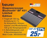 Diagnosewaage Bluetooth BF 451 Limited Edition im expert Prospekt Diagnosewaage Bluetooth BF 451 Limited Edition von beurer im aktuellen expert Prospekt für 25,00 €