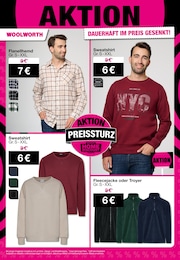 Herren Flanellhemd Angebot im aktuellen Woolworth Prospekt auf Seite 41