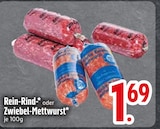 Rein-Rind-Mettwurst von  im aktuellen EDEKA Prospekt für 1,69 €