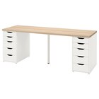 Schreibtisch Eiche weiß lasiert/weiß Angebote von LAGKAPTEN / ALEX bei IKEA Ettlingen für 223,97 €