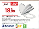 Abattant frein de chute - SENSEA EASY en promo chez LEROY MERLIN Dijon à 18,90 €
