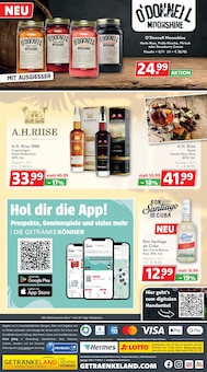 Rum im aktuellen Getränkeland Prospekt (Rostock) Rum im Getränkeland Prospekt "Die Getränkekönner" mit 11 Seiten (Rostock)